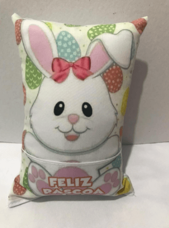 Almofadinha de Páscoa com Bolso