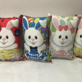 Almofadinha de Páscoa com Bolso